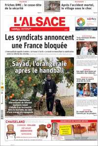 Portada de Journal L'Alsace (France)