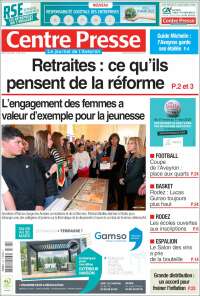 Portada de Centre Presse (France)