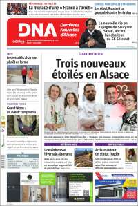 Portada de Les Dernières Nouvelles d'Alsace (France)