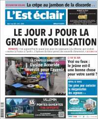 Portada de L'Est Eclair (France)