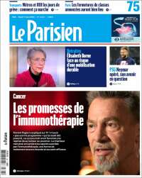 Portada de Le Parisien (France)