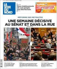 Portada de La Voix du Nord (France)