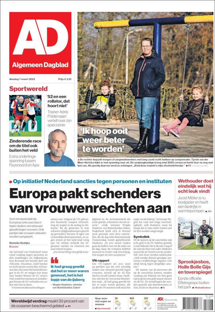 Portada de AD (Pa&iacute;ses Bajos)