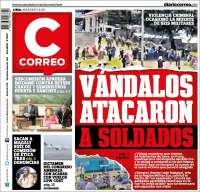 Portada de Diario Correo (Perú)