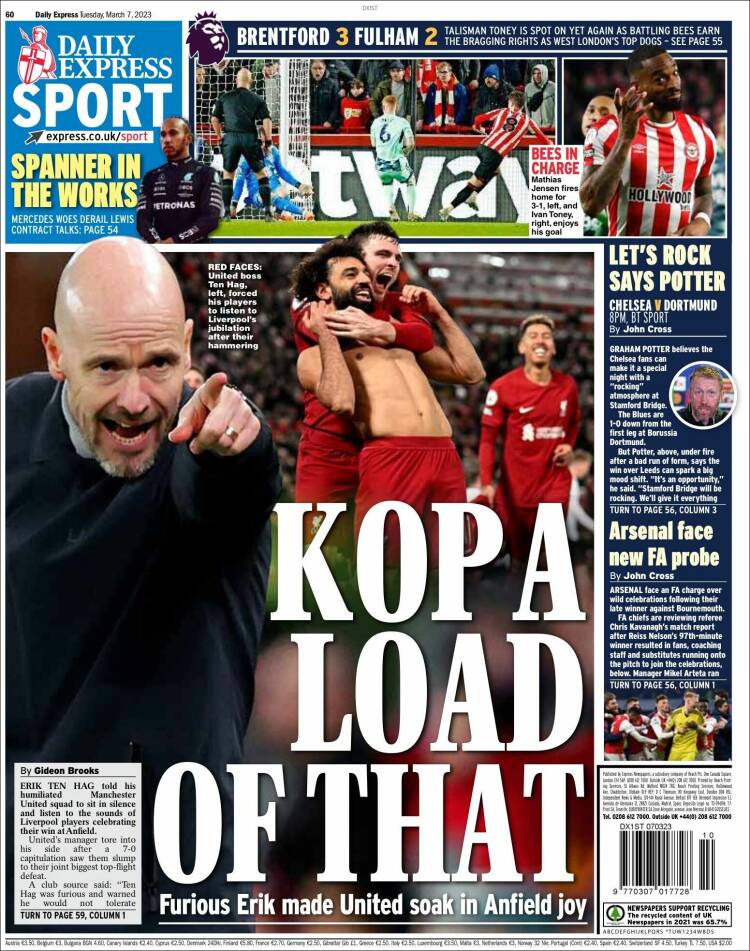Portada de Express Sport (United Kingdom)
