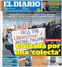 Portada de El Diario NY (États-Unis)