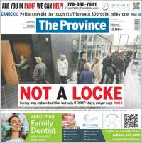 Portada de The Province (Canadá)