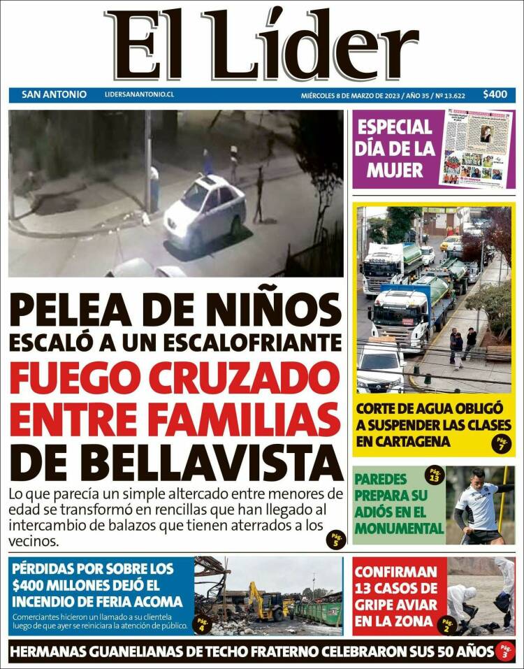 Portada de Lider de San Antonio (Chile)