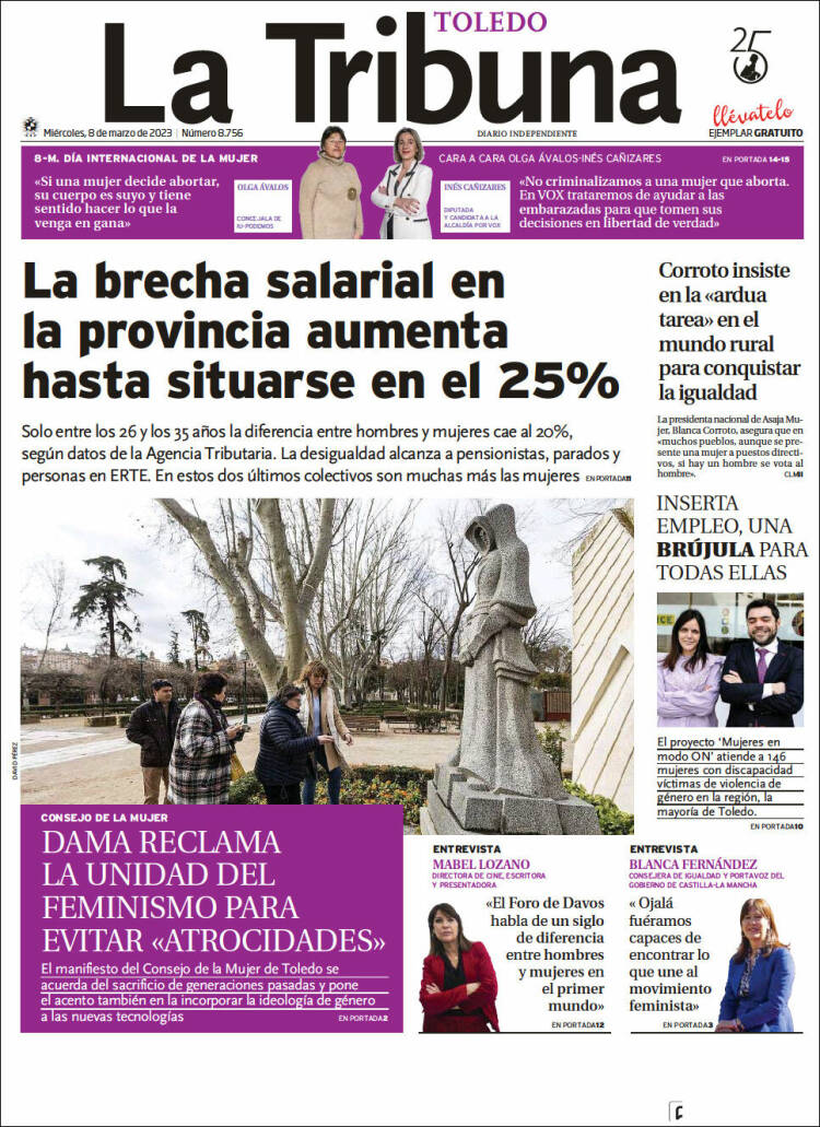 Portada de La Tribuna de Toledo (España)