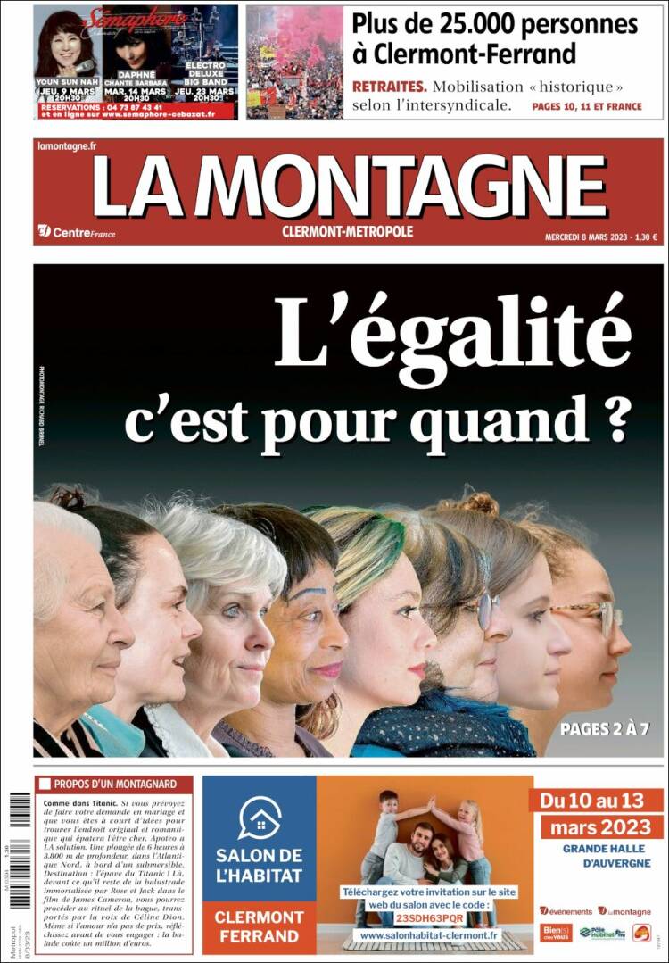 Portada de La Montagne (France)