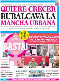 Portada de Diario Basta (México)