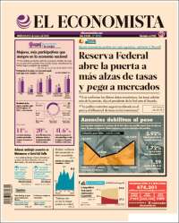 Portada de El Economista (México)