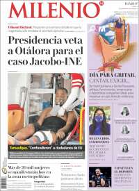 Portada de Milenio - Jalisco (México)