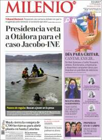 Portada de Milenio - Laguna (México)