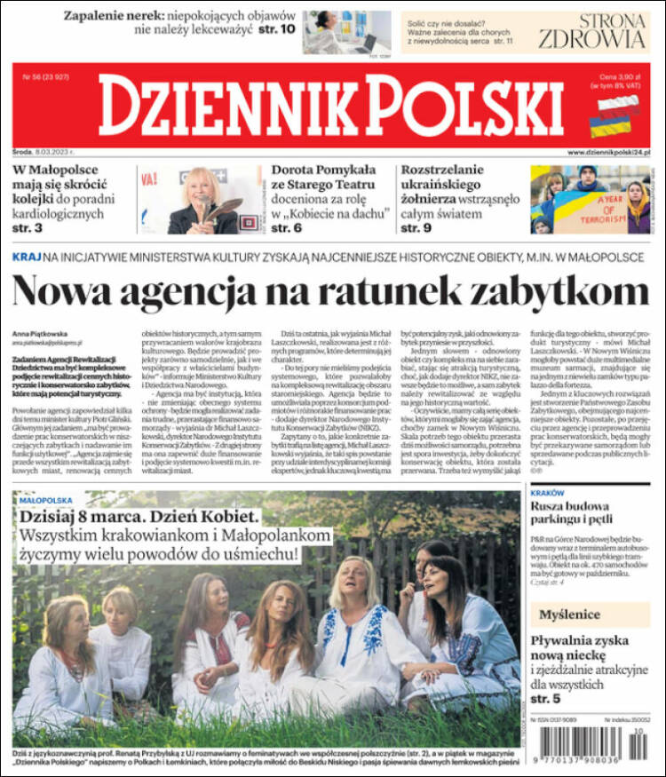 Portada de Dziennik (Polonia)