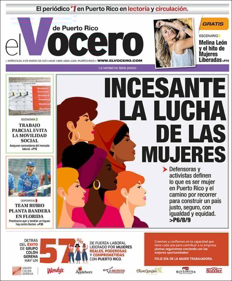 Portada de Vocero (Puerto Rico)
