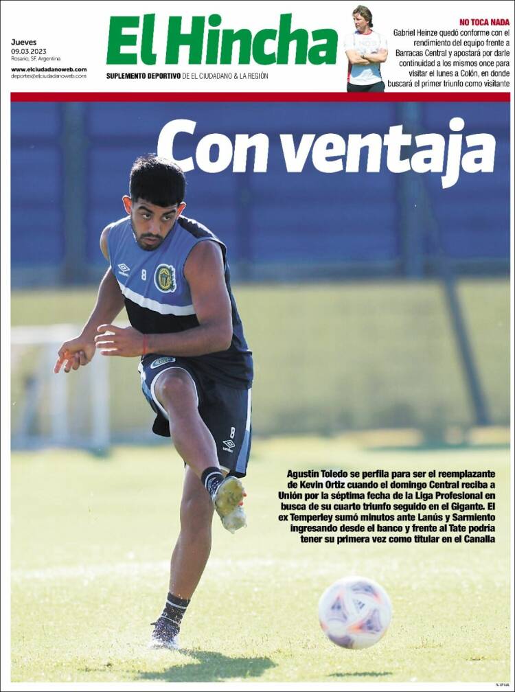 Portada de El Hincha (Argentina)