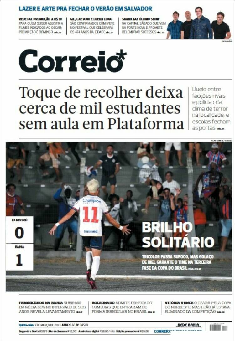 Portada de Correio* (Brasil)