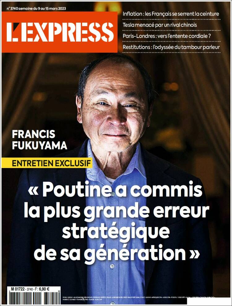 Portada de L'Express (France)