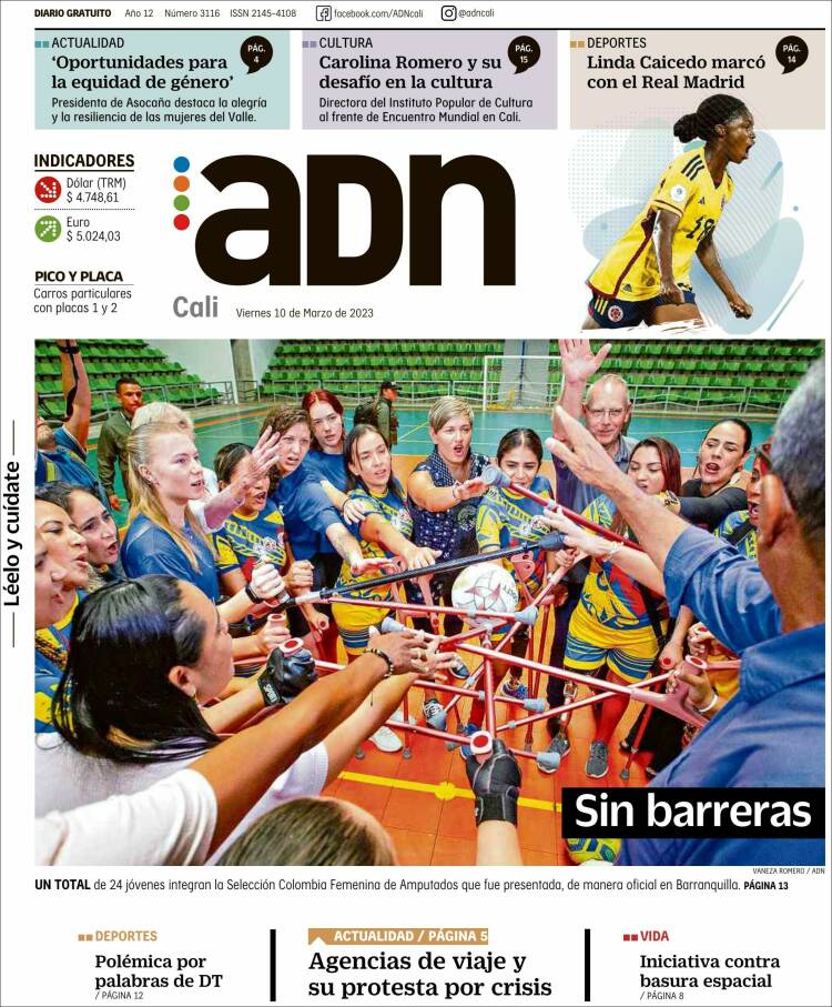 Portada de ADN - Cali (Colombia)