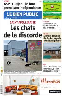 Portada de Le Bien Public (Francia)