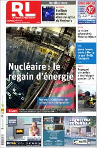 Portada de Le Republicain Lorrain (Francia)