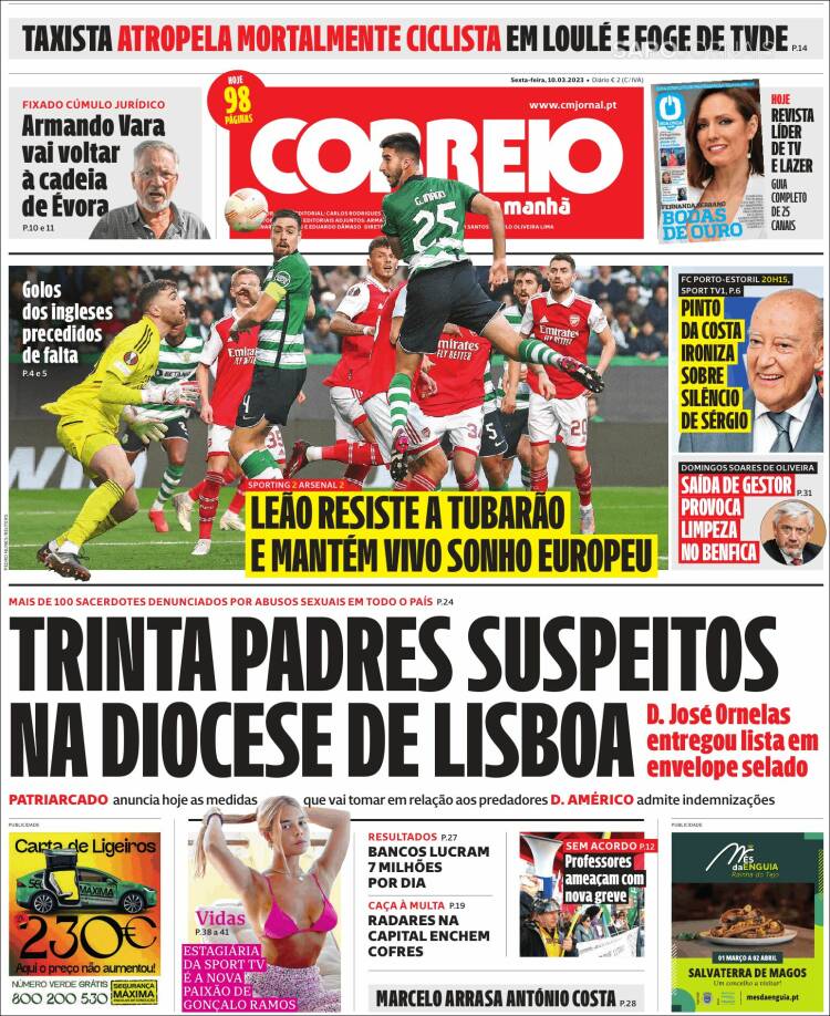 Portada de Correio da Manhã (Portugal)