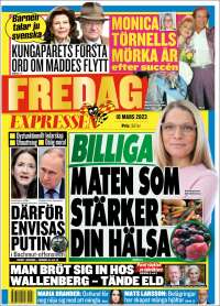 Portada de Expressen (Suecia)