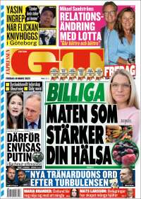 Portada de Göteborgstidningen (Suecia)