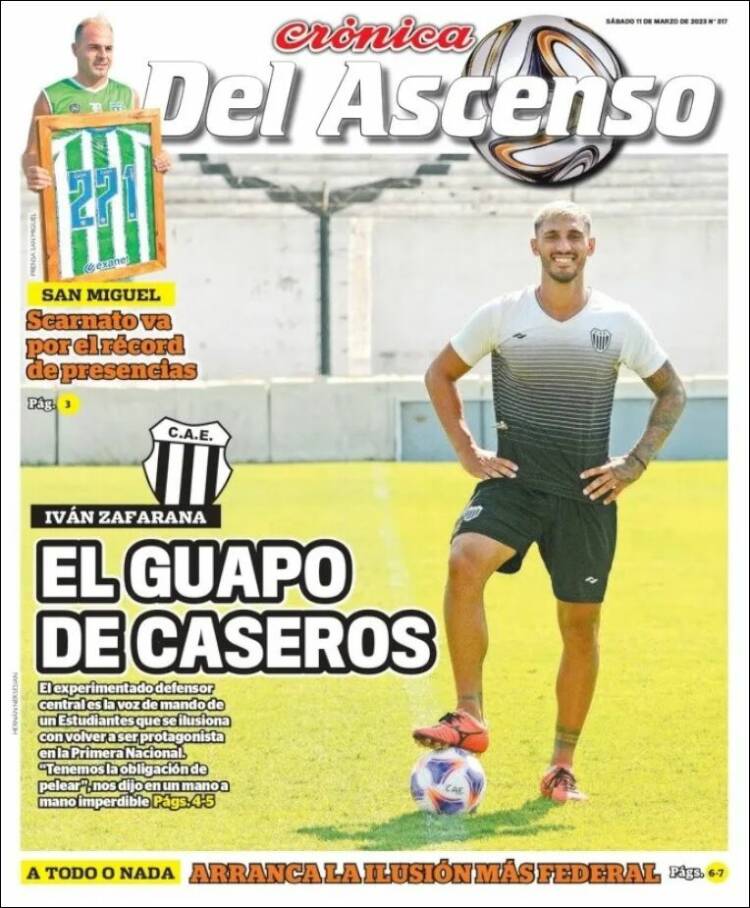 Portada de Crónica (Argentina)