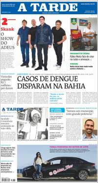 Portada de Diário A Tarde (Brasil)