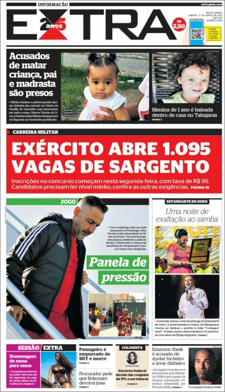 Portada de Extra (Brasil)