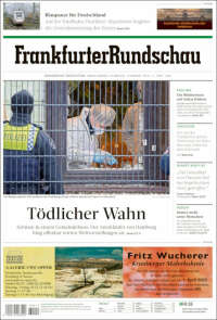 Portada de Frankfurter Rundschau (Alemania)