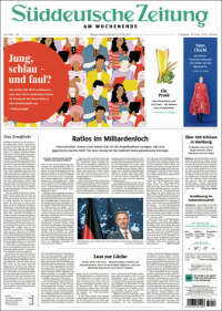 Portada de Sueddeutsche (Alemania)