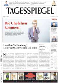 Portada de Der Tagesspiegel (Alemania)