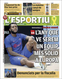 Portada de L'Esportiu (Espa&ntilde;a)