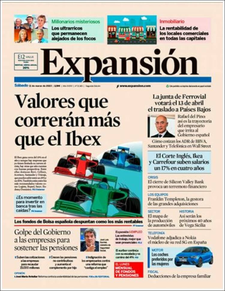 Portada de Expansión (Espa&ntilde;a)