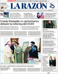 Portada de La Razón (Espa&ntilde;a)