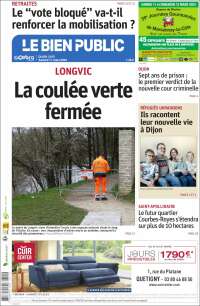 Portada de Le Bien Public (Francia)