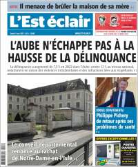 Portada de L'Est Eclair (Francia)