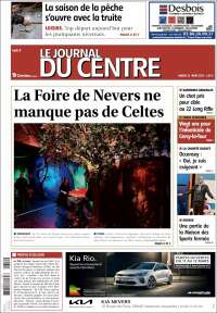 Portada de Le Journal du Centre (Francia)