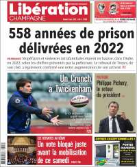 Portada de Libération Champagne (Francia)