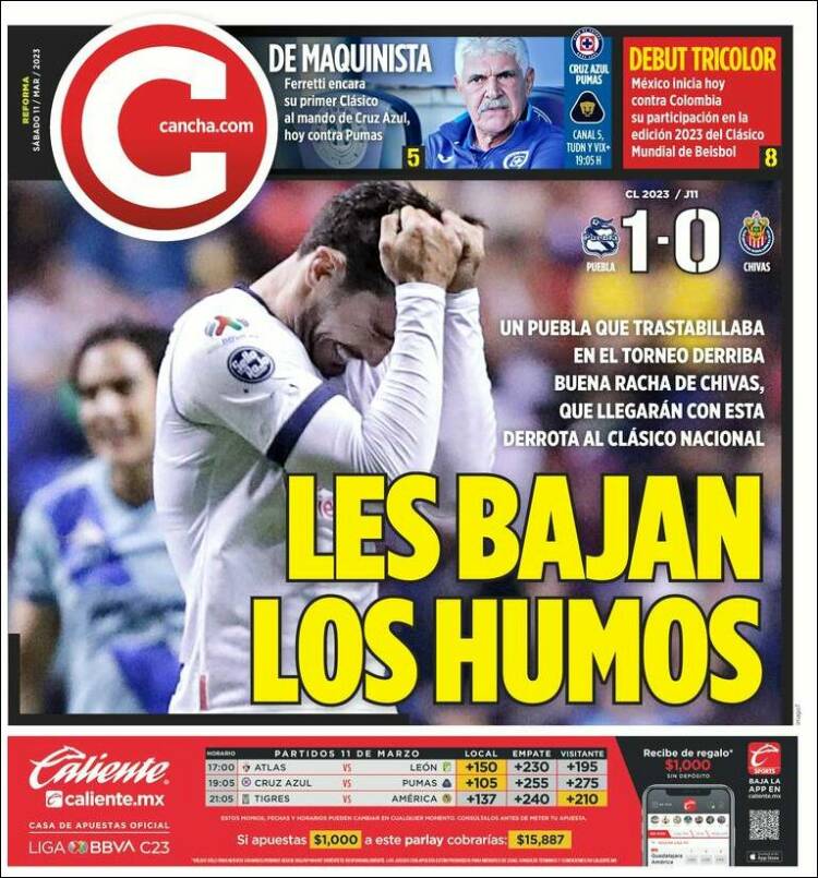 Portada de Cancha (México)