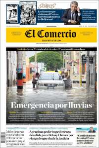 Portada de El Comercio (Perú)