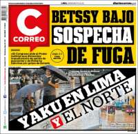 Portada de Diario Correo (Perú)