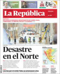 Portada de La Republica (Perú)