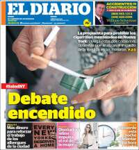 Portada de El Diario NY (USA)