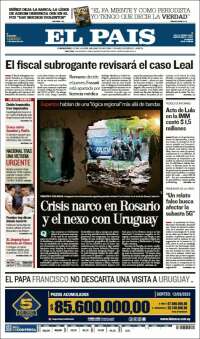 Portada de El País (Uruguay)