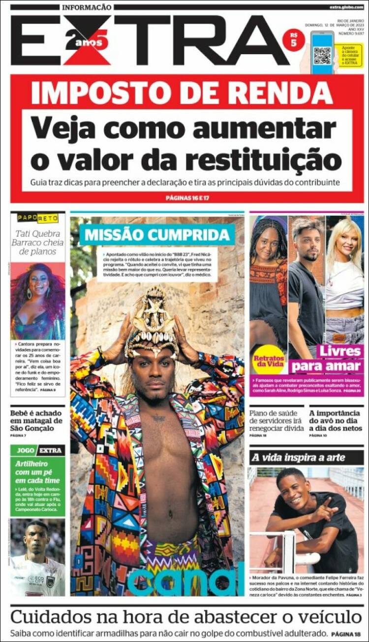 Portada de Extra (Brasil)
