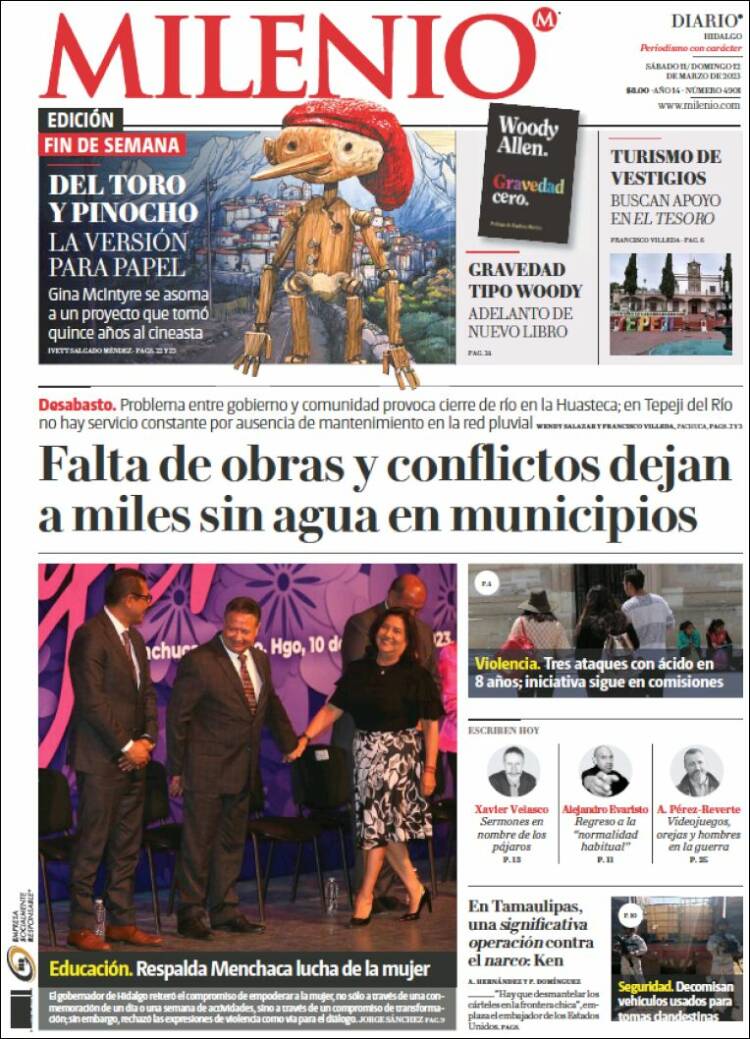Portada de Milenio de Hidalgo (M&eacute;xico)